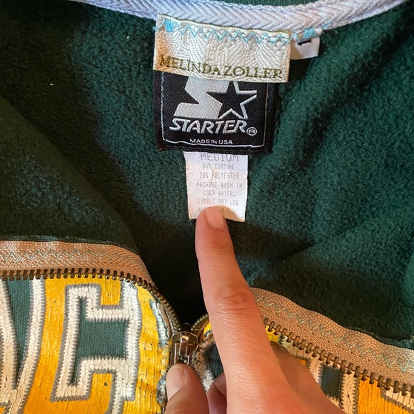 Vintage salvaged Packers zip-up - Picture 5 of 5